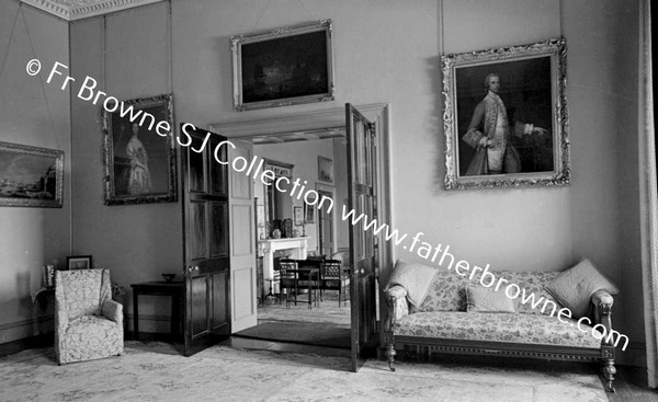 MOUNT CONGREVE  DRAWING ROOM FROM WEST LOOKING TO SMALL DRAWING ROOM